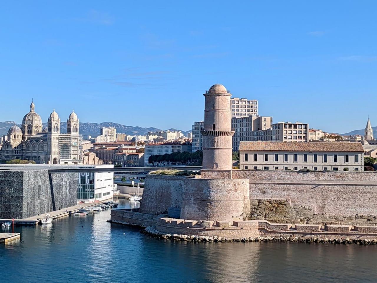 Apartamento Studio Cathédrale Vieux-Port - Mucem - Vieille Charité Marsella Exterior foto